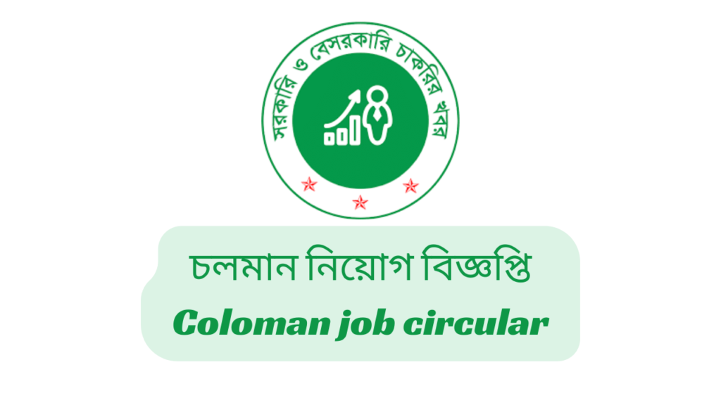 চলমান নিয়োগ বিজ্ঞপ্তি ২০২৪ | Coloman job circular 2024